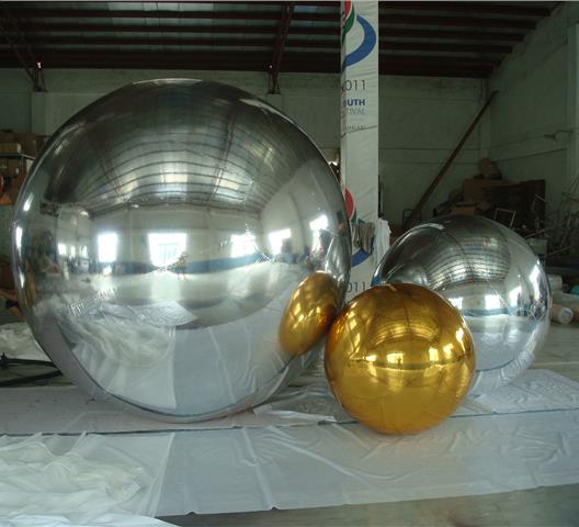 Giant Chrome Spheres